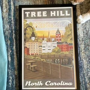 Tree Hill framed print